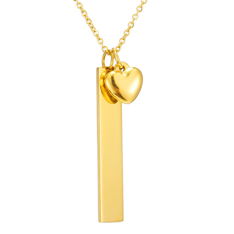 Heart Bar Necklace