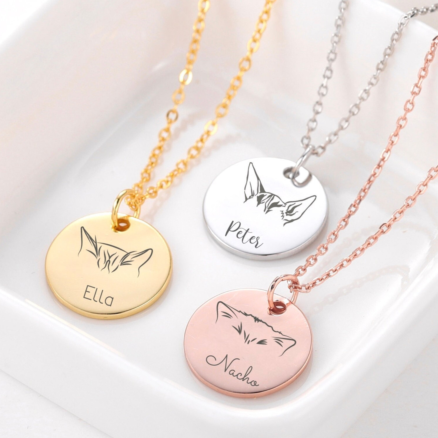 Pet Engraving Necklace