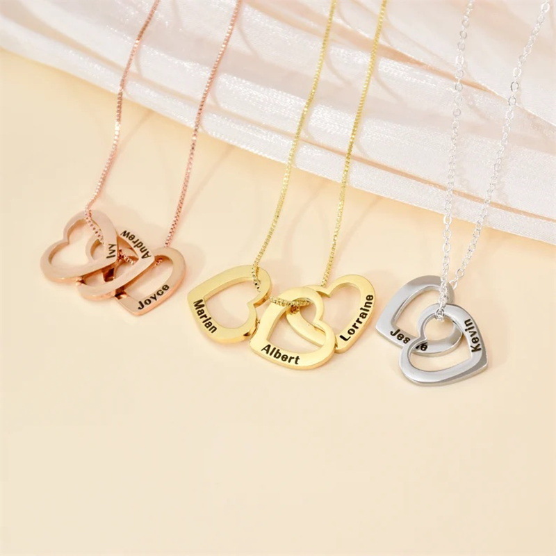 Three Heart Necklace